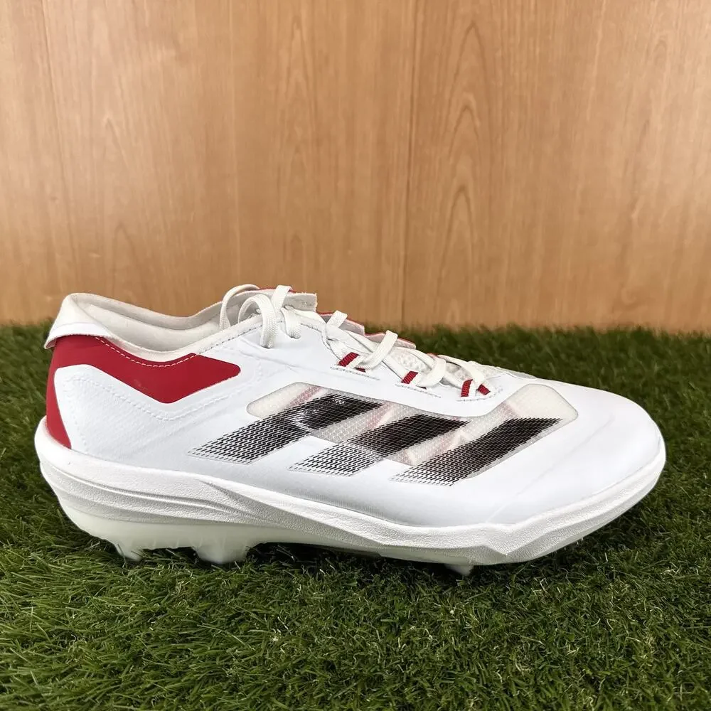 adidas Adizero Impact TPU BSB White/Core Black/Team Power Red IH2545 Mens Sz 11